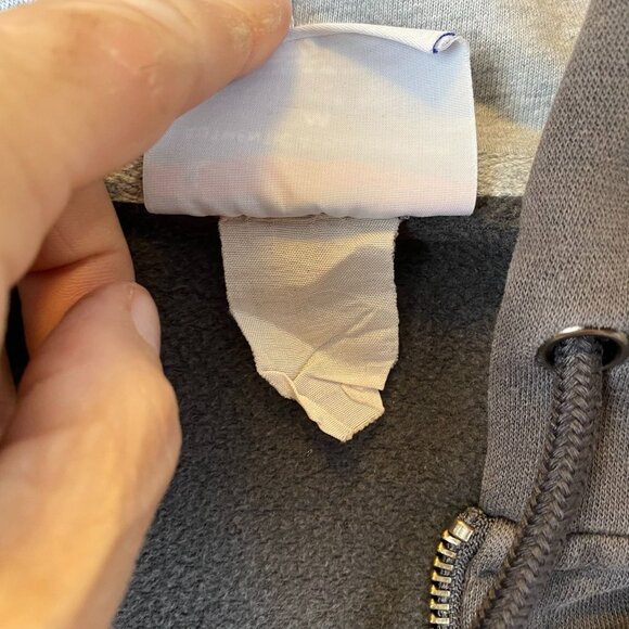 Champion Mens Hoodie Sweatshirt Medium Full Zip Activewear Classic Pockets Gray - Picture 8 of 11